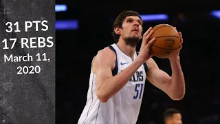 Boban Marjanovic 31 PTS 17 REBS | Mavs vs Nuggets | Full Highlights 3/11/2020