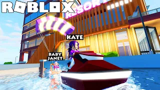 Baby Janet goes on a DREAM ISLAND vacation! 🏝️ | Roblox: Livetopia Roleplay