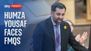 FMQs in full: Humza Yousaf faces questions after Sturgeon arrested and released without charge