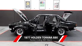 1977 HOLDEN TORANA A9X - Chicane Auctions