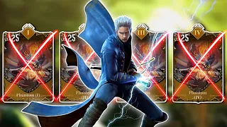 STILL POWERFUL!? VERGIL WITHOUT CARDS AND EXCLUSIVE WEAPON VS RAID! (Devil May Cry: Peak Of Combat)