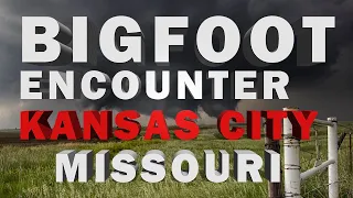 BIGFOOT ENCOUNTER IN KANSAS CITY, MISSOURI | THE DARK COLORED SASQUATCH RAN AWAY