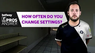 CS:GO Pros Answer: How Often Do You Change Your Settings?