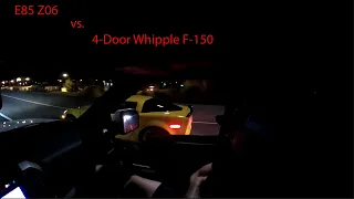 E85 ZO6 vs. Pump Gas Whipple F150 -- Late Night Car Scene Starts To Pick Up With Summer