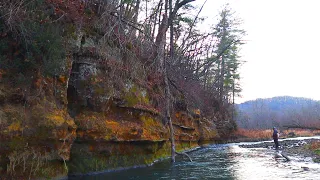 FLY FISHING DRIFTLESS REGION | IS THIS REALLY IN IOWA? | Unexpected Catch & Dodging Deer Hunters