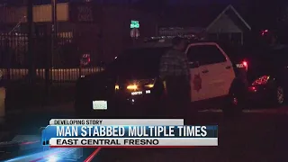 Man is stabbed after being robbed in East Central Fresno