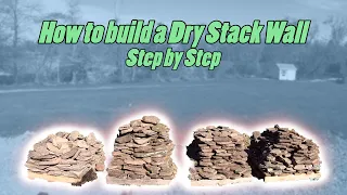 How to Build a Dry Stack Retaining Wall - Step by Step