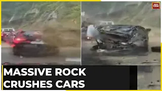Watch: Massive Rock Crushes Cars During Landslide In Nagaland, 2 Killed