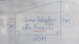 Como calcular área de terrenos regulares, irregulares e com barranco. Cálculo de obra 02