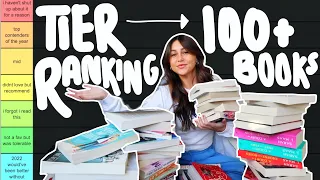 i tier ranked every book I read in 2022 (120+ books & my opinions 👍🏼)