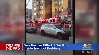 1 person killed after fire in Inwood