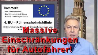 Hammer!! Neue 4. EU-Führerscheinrichtlinie