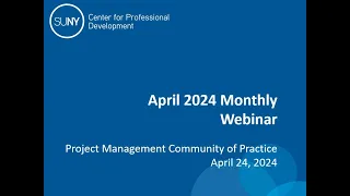 PMP CoP April 2024 Monthly Webinar - Managing Multiple Projects