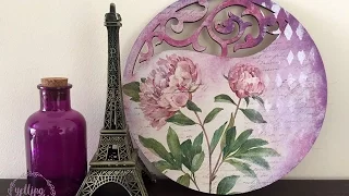 Decoupage on placemats