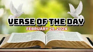 VERSE OF THE DAY FEBRUARY 29, 2024