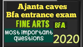 Bfa theory important question related to ajanta caves