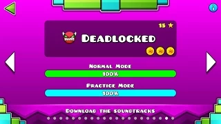 GEOMETRY DASH - 20. level - Deadlocked - 3 coins (easy demon)