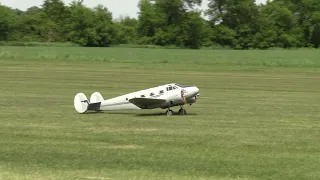 Giant-Scale Beech 18 Crash on Maiden Flight