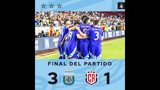 ARGENTINA - COSTA RICA 3-1 | Highlights & Goals | Friendly NT 2024 | March 27, 2024