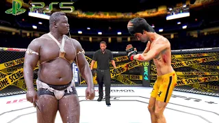 UFC4 Bruce Lee vs. African Bombandier EA Sports UFC 4