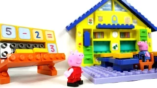 Обзор конструктора Школа Свинки Пеппы (Peppa Pig School Constrution Set)