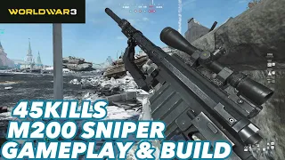 World War 3 M200 SNIPER 45 KILLS Build & Gameplay