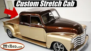 1950 Chevrolet Truck STRETCH CAB Restomod - converted to 7 window!