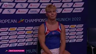 Gymnastics Men All Around & Qualification Subdivision 1 2022 European Championships BBC Coverage