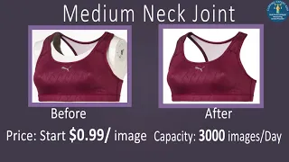Ghost Mannequin Effect service in Photoshop and Neck Joint Service