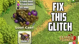 Fix Loot Cart Glitch Easily in one click | Clash of Clans