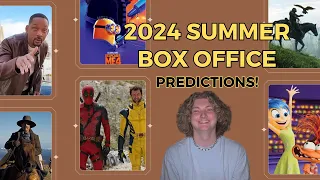 2024 Summer Box Office Predictions