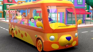 Wheels On The Bus, Vehicles Rhymes and Preschool Song for Babies