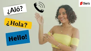 9 Ways To Answer the Phone in Spanish - This is how Native Speakers answer the phone #Shorts