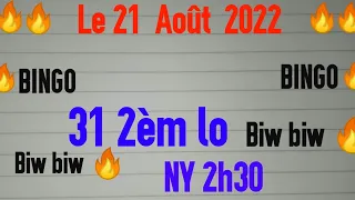Boul Cho Pou Tiraj Midi a ( 21 Août 2022 ) Mariage+Lotto4 Bingo 86 VIP