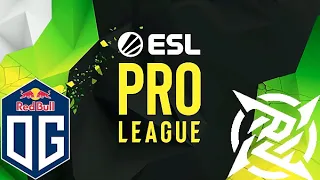 🔴ESL Pro League Season 14 | OG VS NIP | BO3 | 1/4 ФИНАЛА | RU СТРИМ |1080P