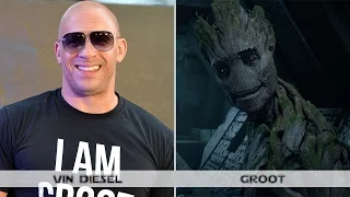 Guardians of the Galaxy: Actors Before and After