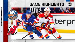 Islanders @ Devils 12/9 | NHL Highlights 2022