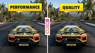 Forza Horizon 5: XSX Performance vs Quality Settings PC | RTX 2060