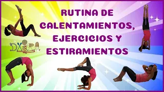 RUTINA DE EJERCICIOS Y ENTRENAMIENTOS DE GIMNASIA RÍTMICA PARA SER MAS FLEXIBLES Y MANTENERNOS BIEN