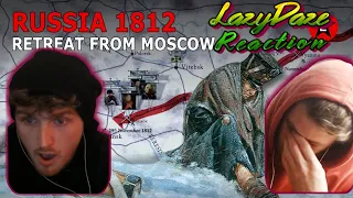They Left with 124,000 but only 20,000 made it! Napoleon's Retreat from Moscow 1812 -LazyDaze Reacts
