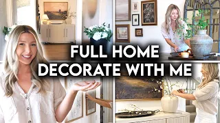 LAKE HOUSE DECORATE WITH ME | ENTRYWAY + DINING ROOM STYLING