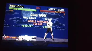E0001 - Arcade PCB Jamma - Mortal Kombat 1 Rev. 5.0 T-Unit - Reptile's rare fatality
