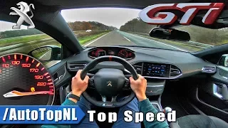 2018 Peugeot 308 GTi AUTOBAHN POV | ACCELERATION & TOP SPEED | by AutoTopNL