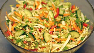 This colorful Chinese cabbage salad with honey mustard dressing is also great for grilling