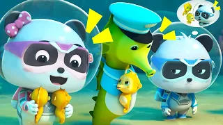 Three Cute Seahorse Babies +More | Super Rescue Team Collection | Best Cartoon Collection