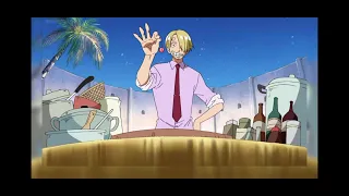 Sanji cooking for water7 party