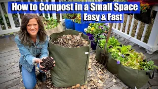 How to Compost in a Small Space #1 -  Easy and Fast in 5 Steps