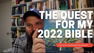 My 2022 Bible | I found a secret Cambridge Wide Margin