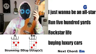 ROCKSTAR - BoyWithUke (Ukulele Play Along with Chords and Lyrics)