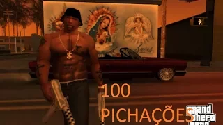 Detonado Gta San Andreas 100% Coletável - 100 Pichações em Los Santos !